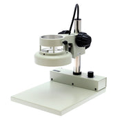 ESD Safe SPZV-50E Stereo Zoom Trinocular Microscope on Stand PLED