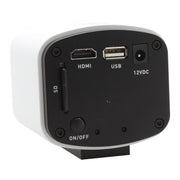 Stereo Zoom Trinocular Microscope SPZV-50 [6.7x - 50x] with Mighty Cam Pro Auto Focus on Double Arm Boom Stand