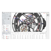 Stereo Zoom Trinocular Microscope SPZV-50 [6.75x-50x] on Post Stand with Integrated Light and USB 6M Camera