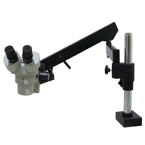 Articulating Arm Stand with Vertical Post and Table Clamp – Aven Tools