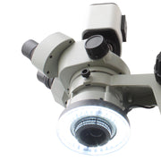 Stereo Zoom Trinocular Microscope SPZV-50 [6.7x - 50x] on DABS Stand Stand Mighty Cam Pro Auto Focus and Tiltable Arbor