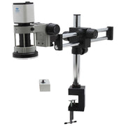 Digital Microscope Mighty Cam Pro Auto Focus [7 -70x] on Double Arm Boom Stand with LED Focus Mount + HD Monitor
